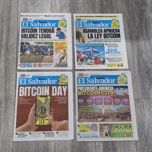 El Salvador Bitcoin Newspaper Full Collection