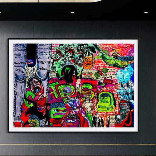 "nobody not really" Framed w/ 1/1 Token