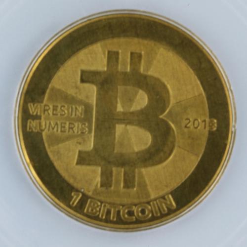 Casascius 1 BTC, Loaded, Series 2 2013, ICG-graded MS68