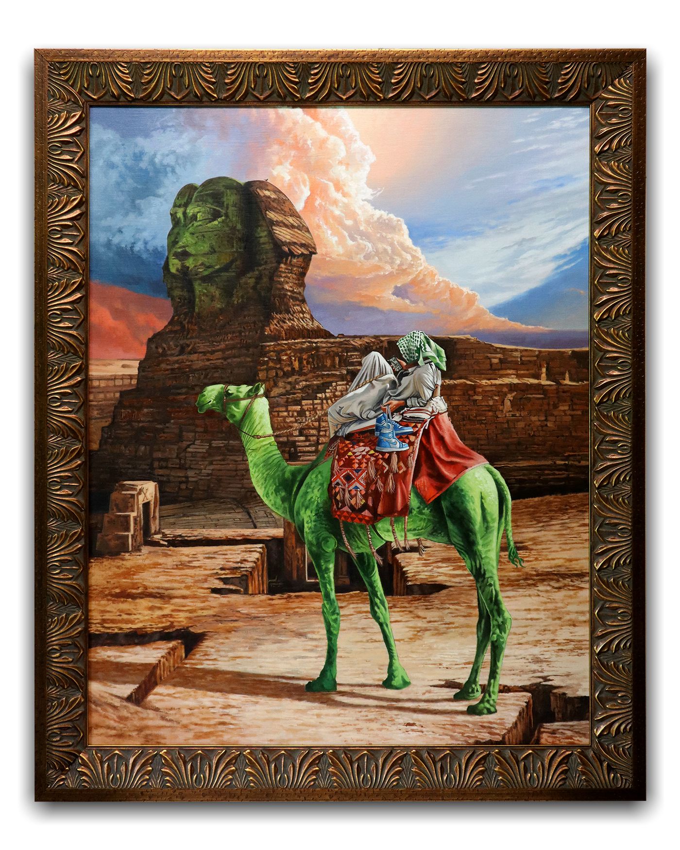 FAKISTAN Framed Painting & Token