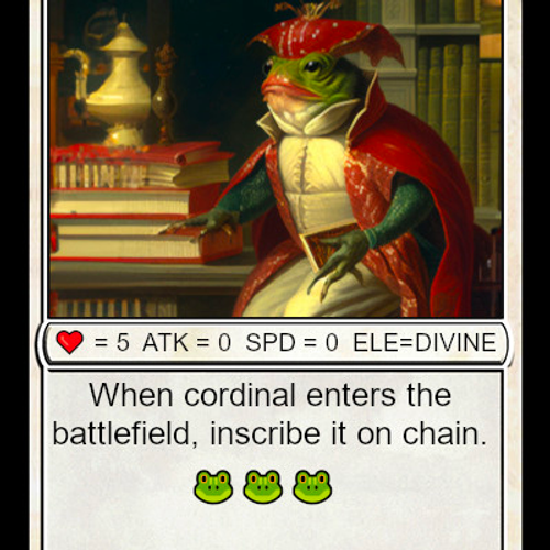 #6064 | CORDINAL Rare Ordinals S1C23 + 14/32 units + XCP ownership