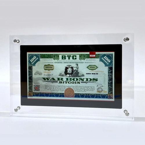 BITCOIN WAR BONDS INFINITE OBJECTS (#21/21)