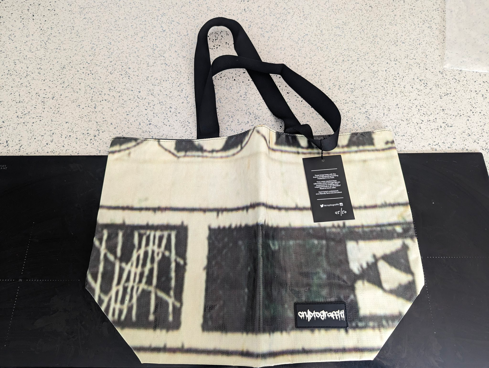 Cryptograffiti Tote #45/50