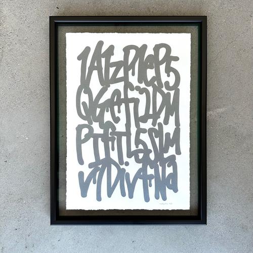 Genesis Address #21/35 charcoal print