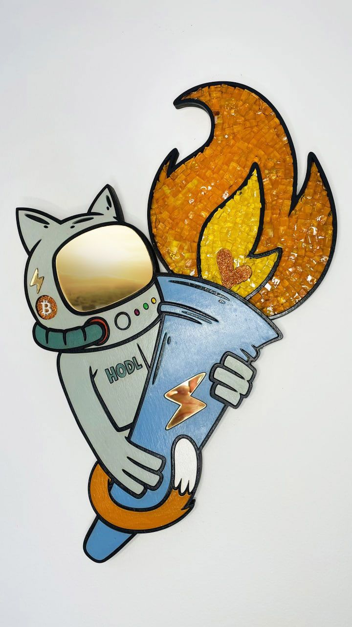 Space Cat Lights the Way