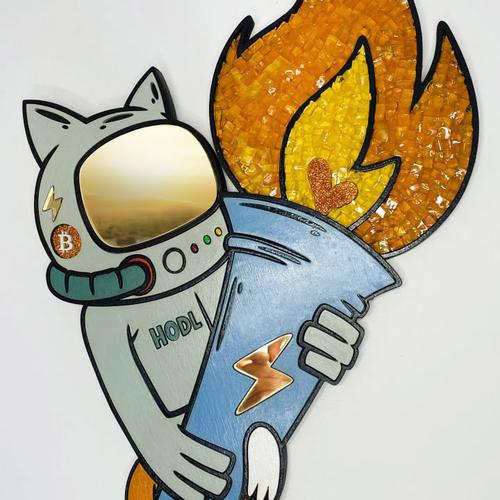 Space Cat Lights the Way