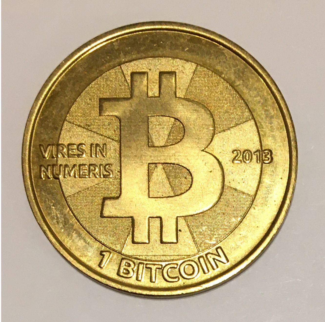 Casascius coin, 1 Bitcoin loaded, Series 2 2013