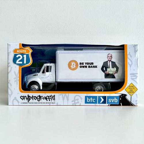 Limited-Edition Diecast BE YOUR OWN BANK Trucks