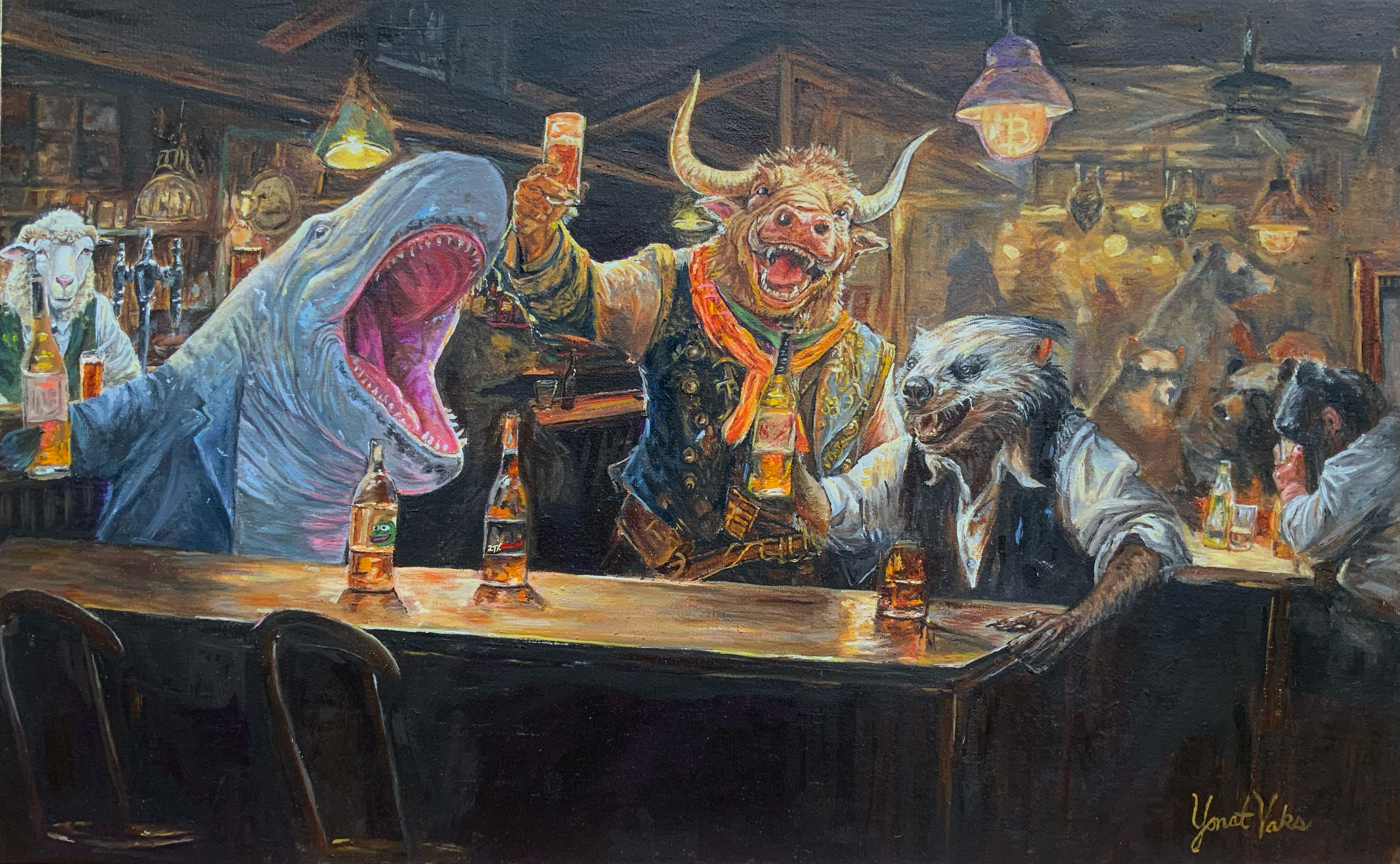A Bull, a Whale and a Honeybadger walk into a bar..