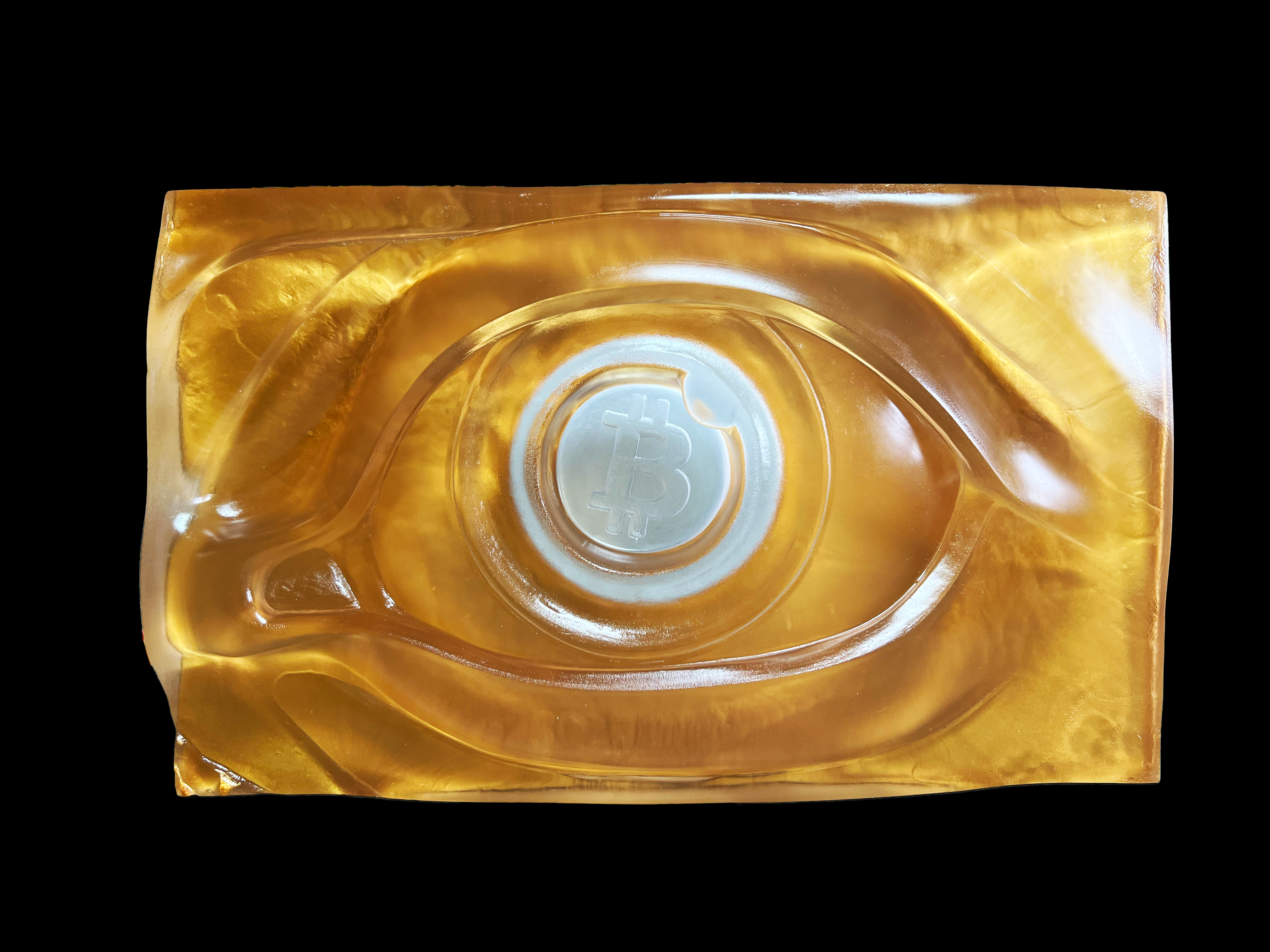 Awakening - Clear & Gold Resin Cast