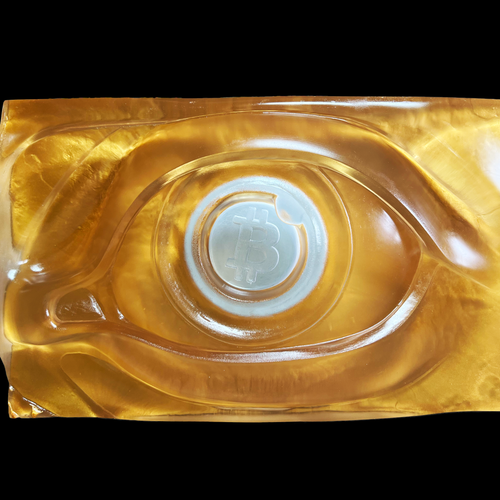 Awakening - Clear & Gold Resin Cast