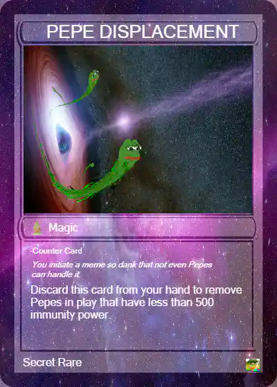 PEPECOUNTER 50 Issuance Rare Pepe