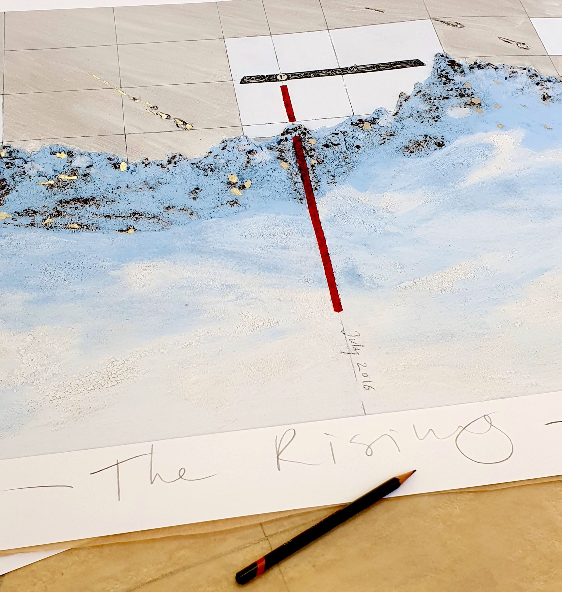 "The Rising" 50% OFF fine art! 