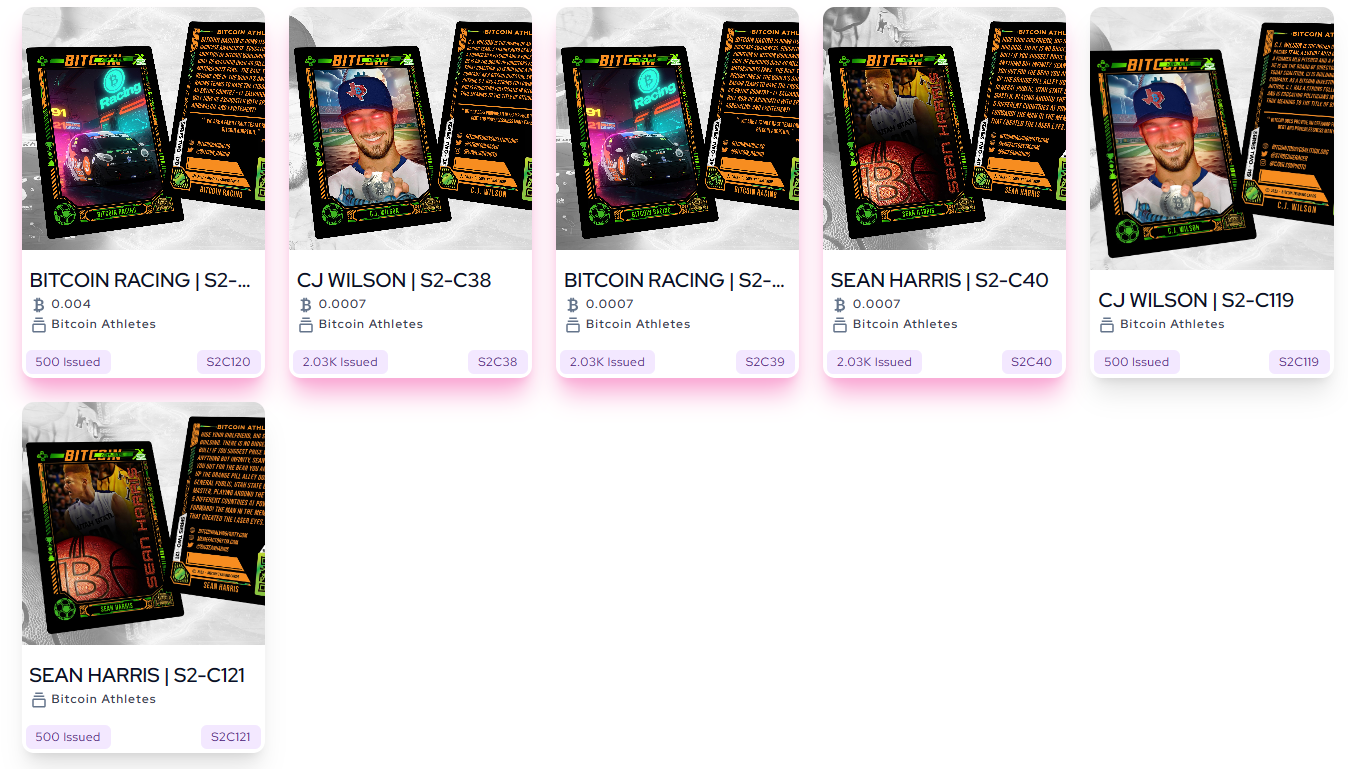 Bitcoin Athletes (#/500) - Case Break / 8 Boxes - Break #6 PB23 Special