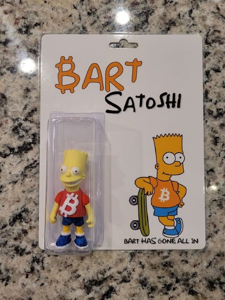  “Bart Satoshi” by StoogBootlegs