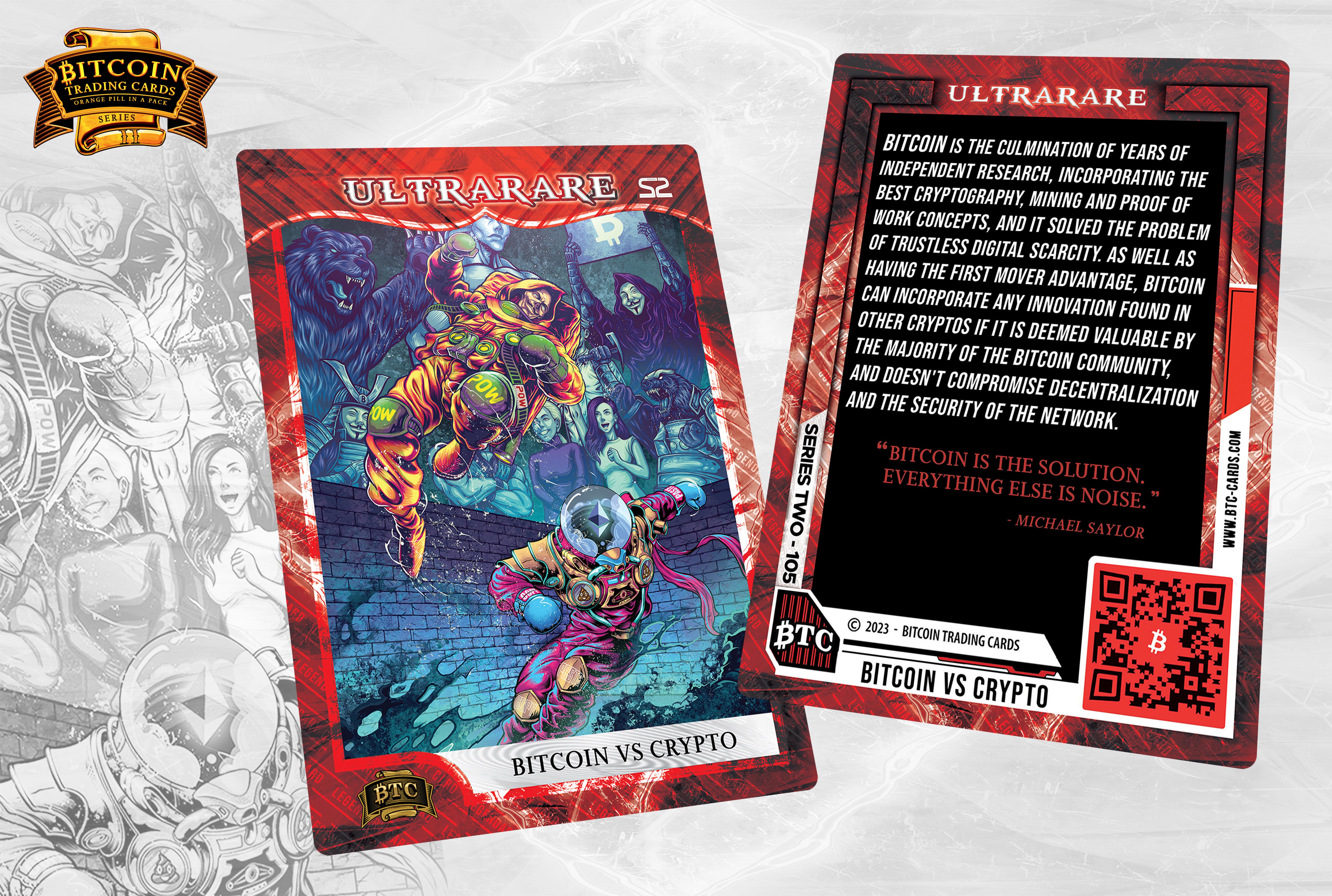 BTC vs. Crypto (#/500) - Case Break / 8 Boxes - Break #6 PB23 Special