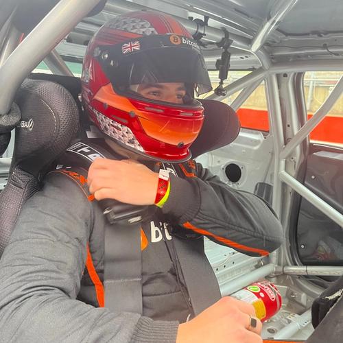 Signed Bitcoin Racing Helmet