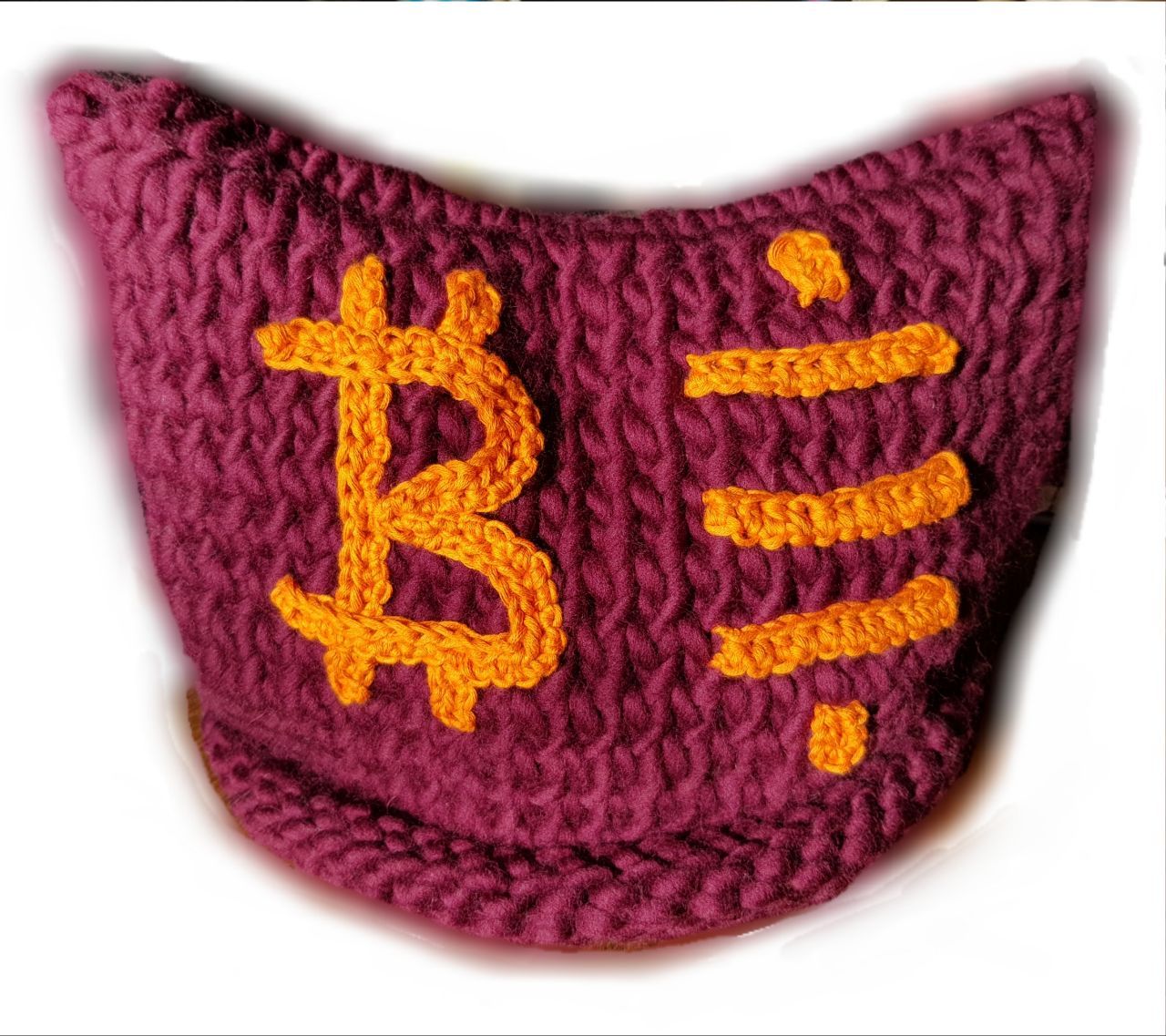 Katknits Bitcoin Hat