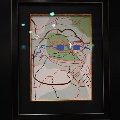 ROADMAPEPE Framed Foil Print