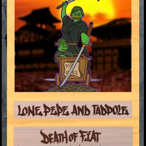 Shogun Assassin Pepe - Lone Frog and Tadpole