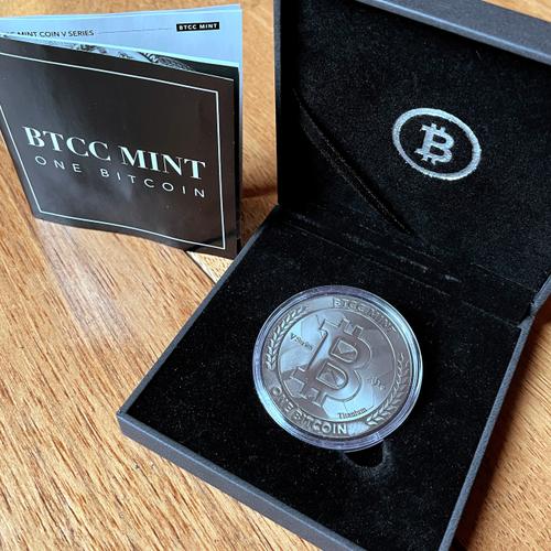 BTCC Mint - 2016 V Series Titanium One Bitcoin