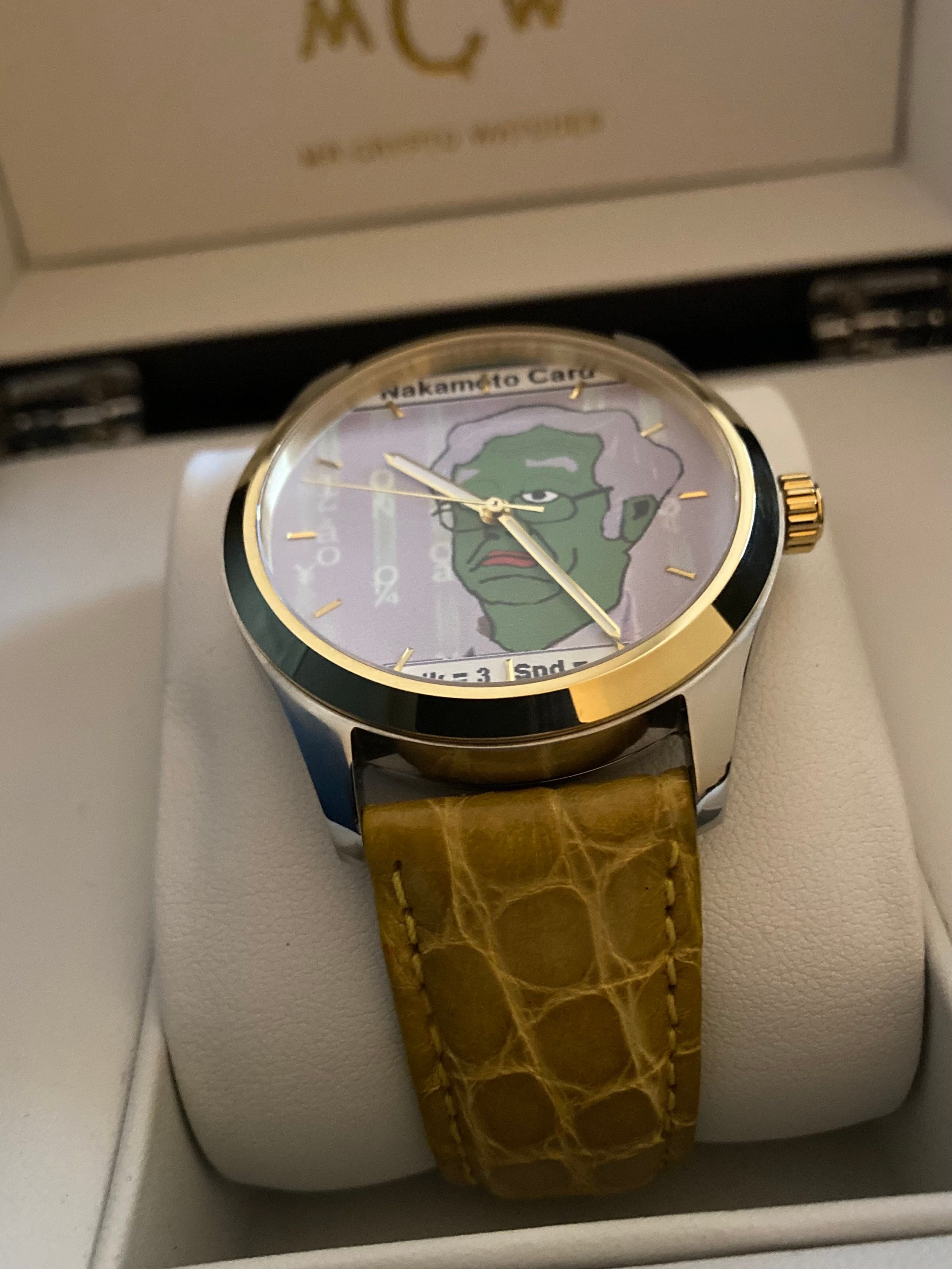 The Nakamoto Card Watch