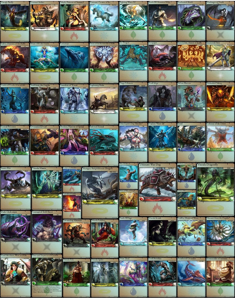 SPELLS OF GENESIS MEGA DEAL OF 59 CARDS