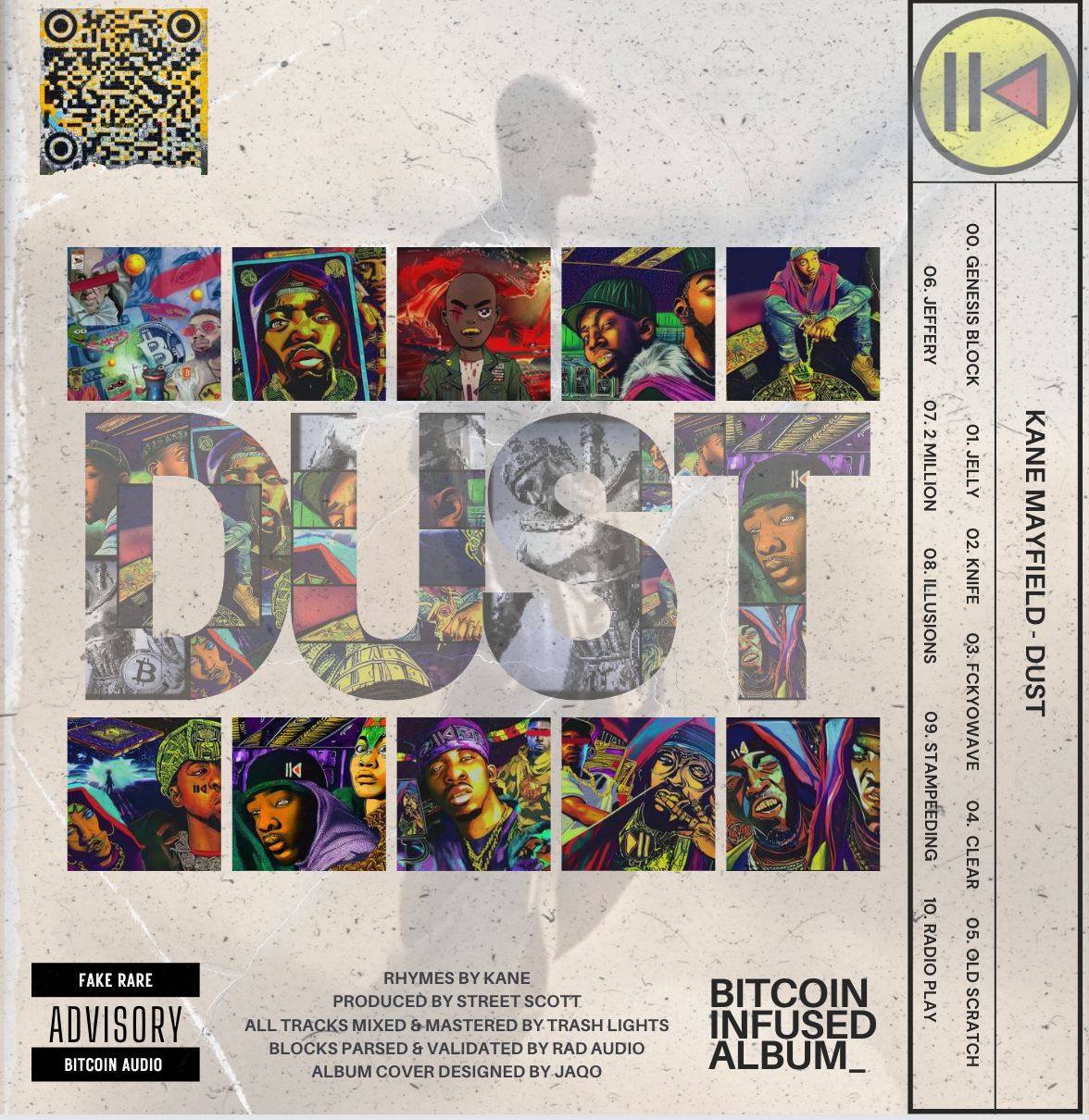 DUST - FAKE RARE "Bitcoin Infused Vinyl"