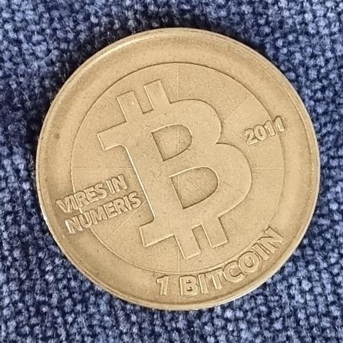 2011 Casascius 1 bitcoin Coin (with spelling error)