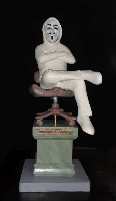 "Reclining Satoshi"  1 of 3