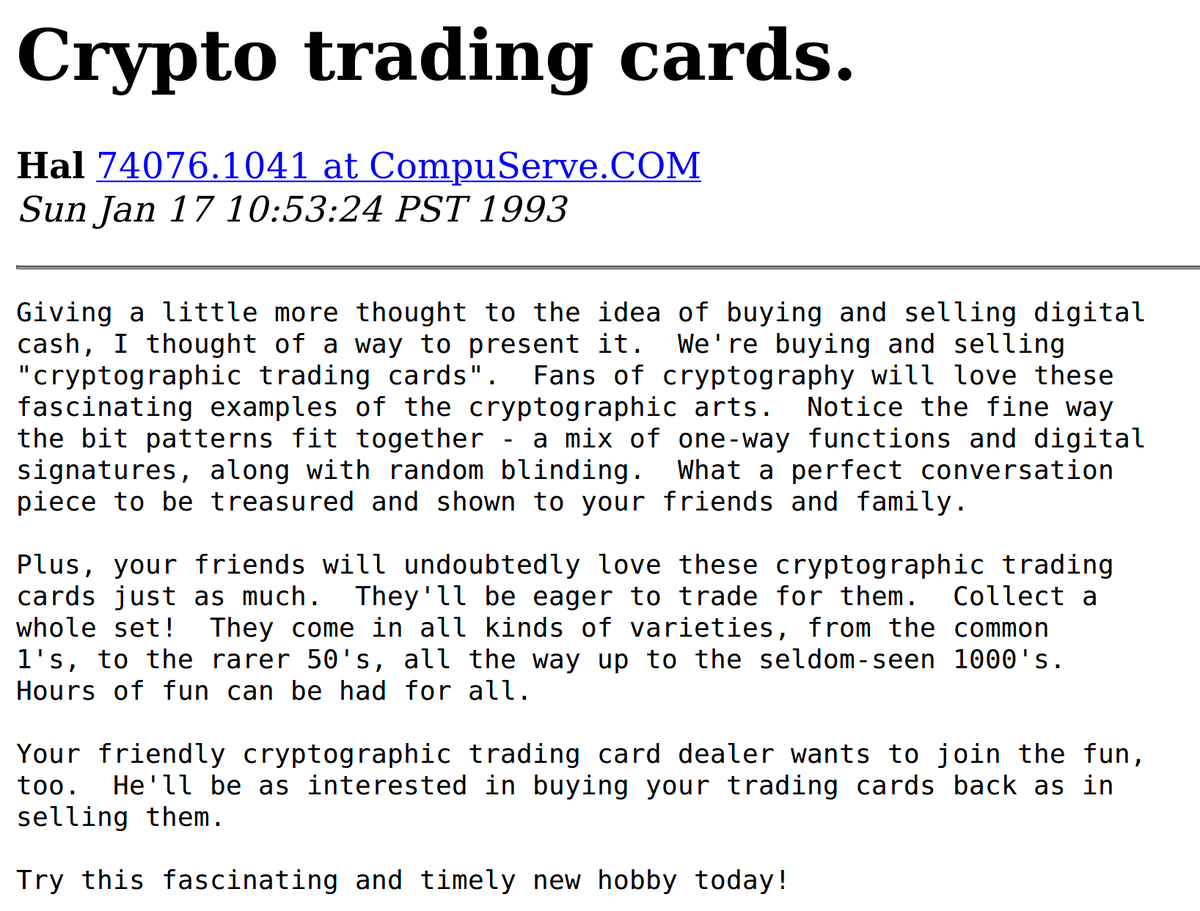 Crypto Trading Cards