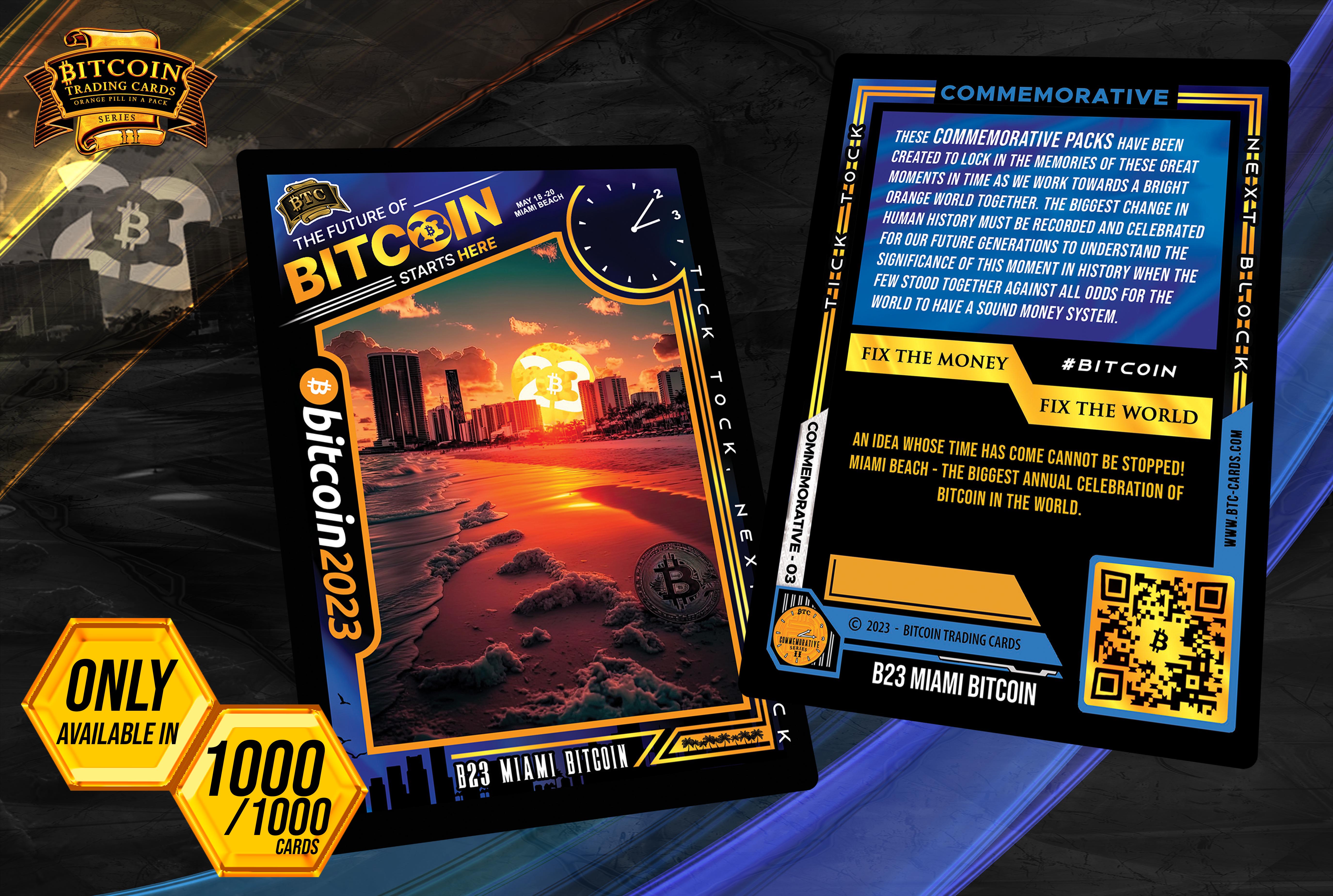 Miami Bitcoin (#/1000) - (8 Pack Break) - Break #6 PB23 Special
