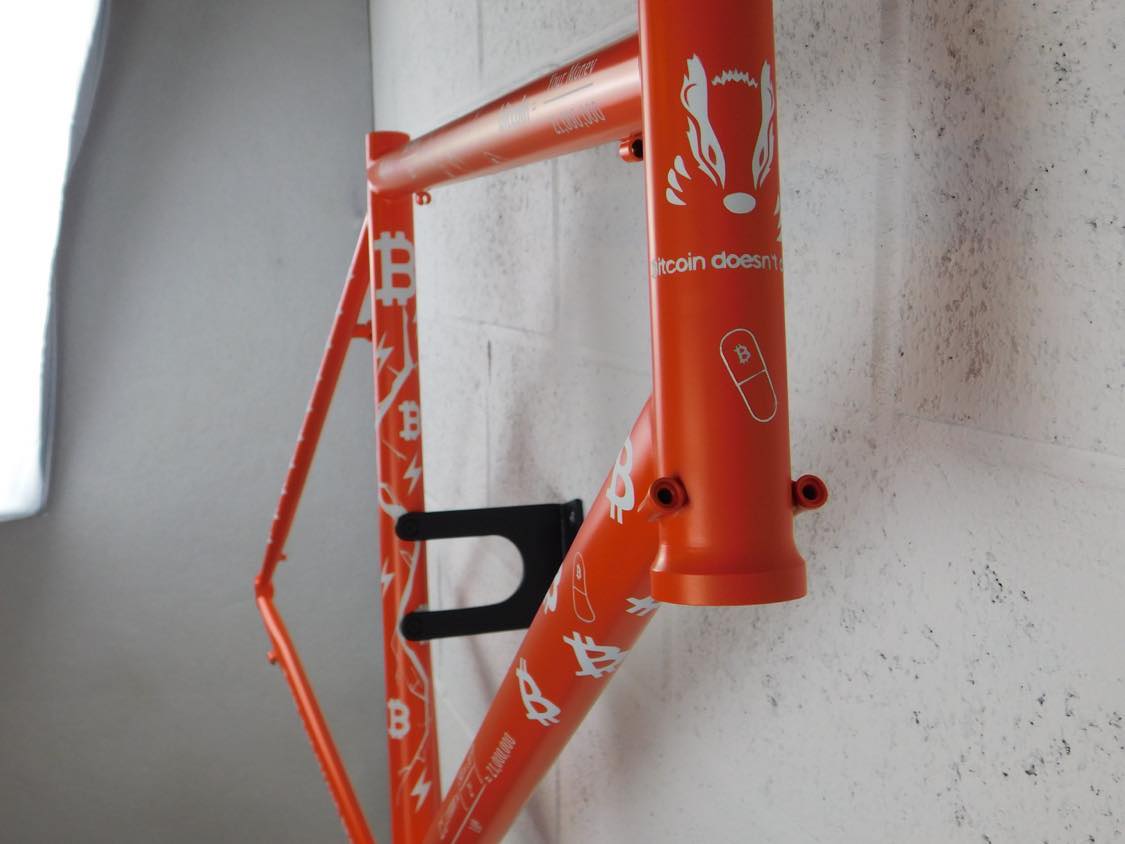 Orange pill bicycle