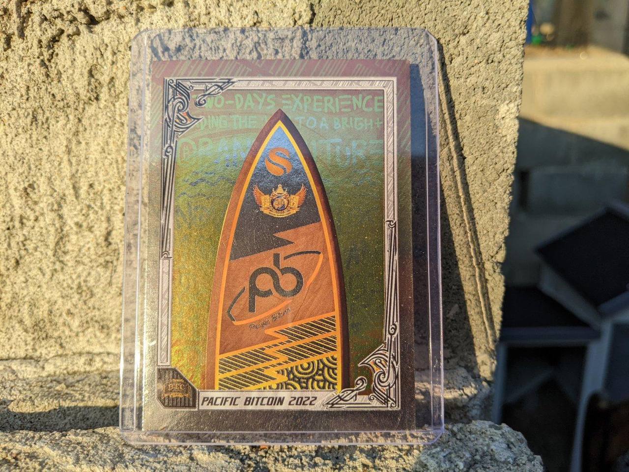 S1C2 Pacific Bitcoin Surfboard (#/999)