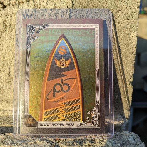 S1C2 Pacific Bitcoin Surfboard (#/999)