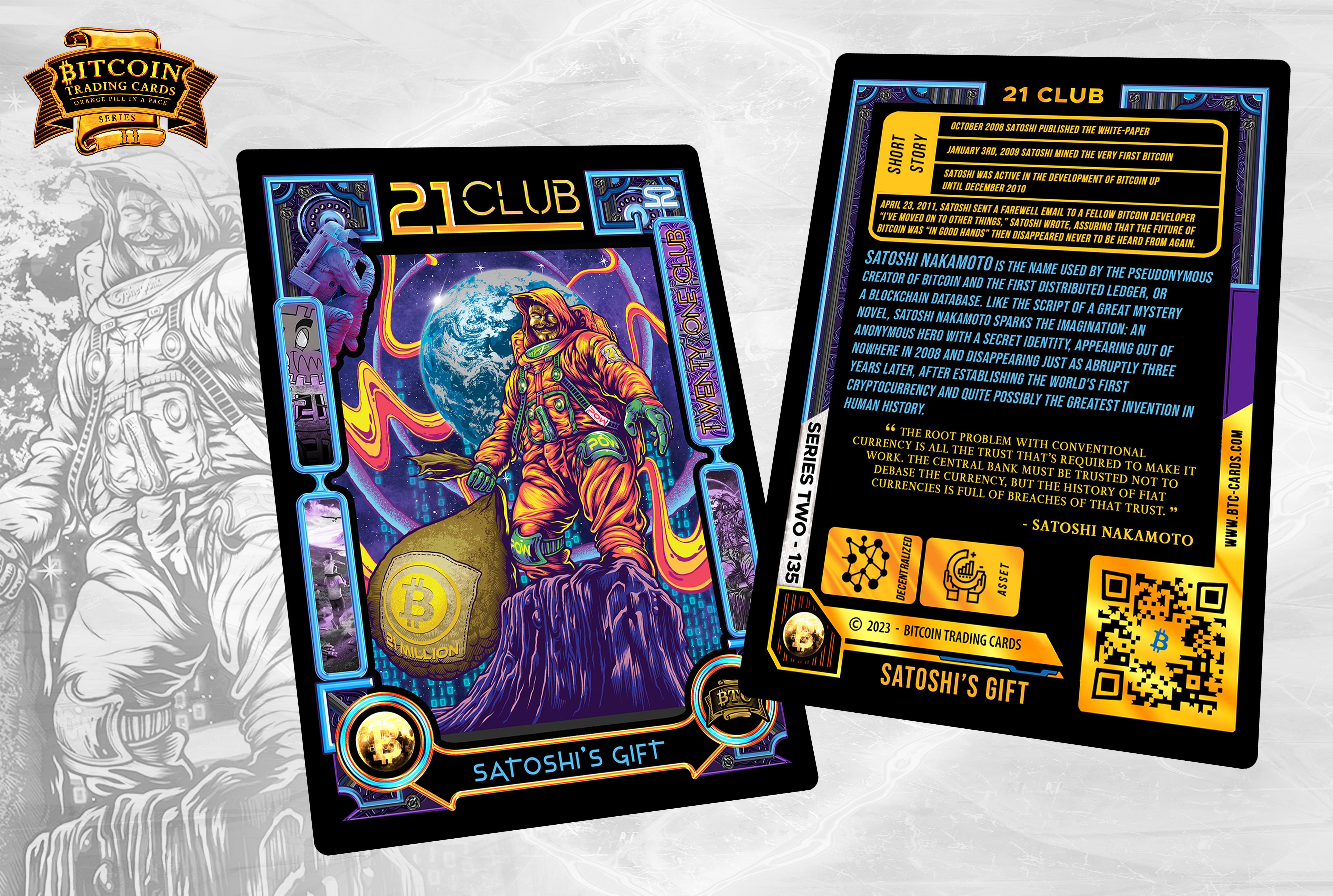 Satoshi's Gift (#/21) - Case Break / 8 Boxes - Break #6 PB23 Special