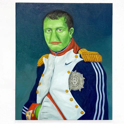 PEPEPOLEON original oil on canvas