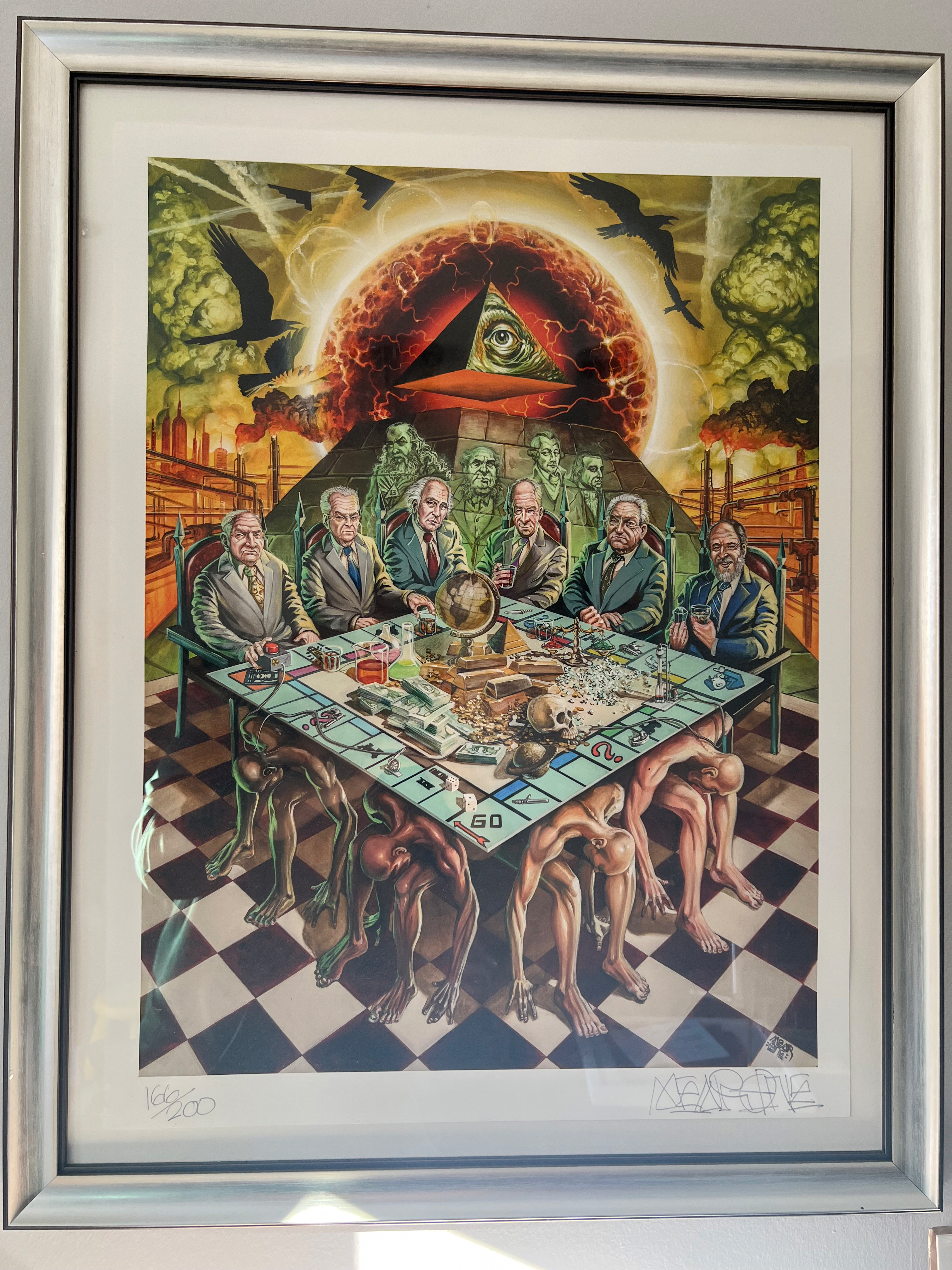 False Profits: Framed Fine Art Print Edition