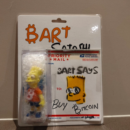 Stoog Bootleg Toys - BART SATOSHI - "Bart has gone all in"