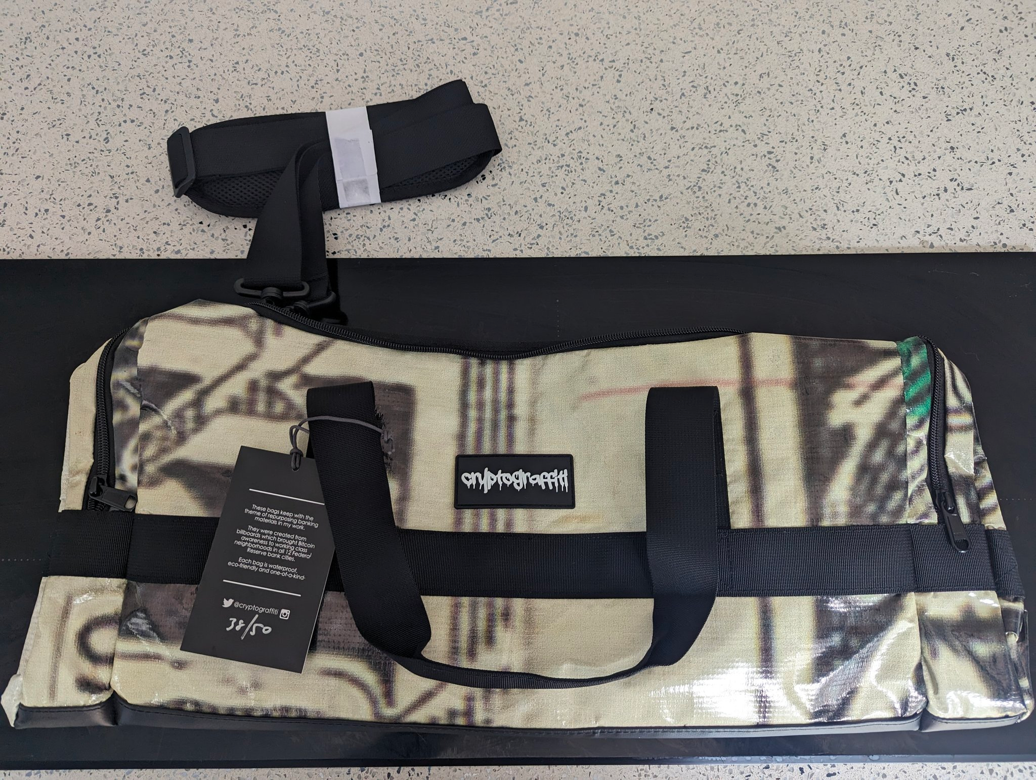 Cryptograffiti Duffle #38/50