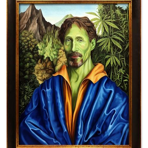 FAKEMCAFEE Framed Painting & Token