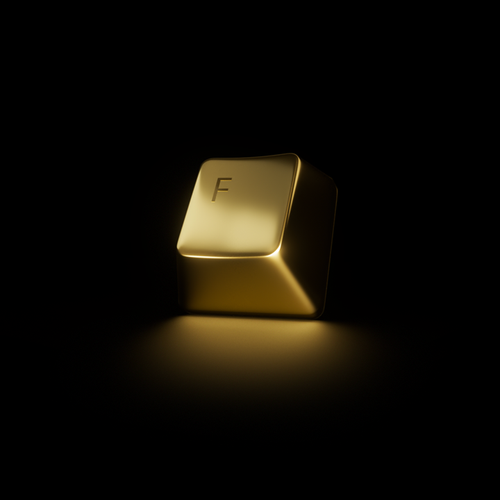 Golden 'F' Key