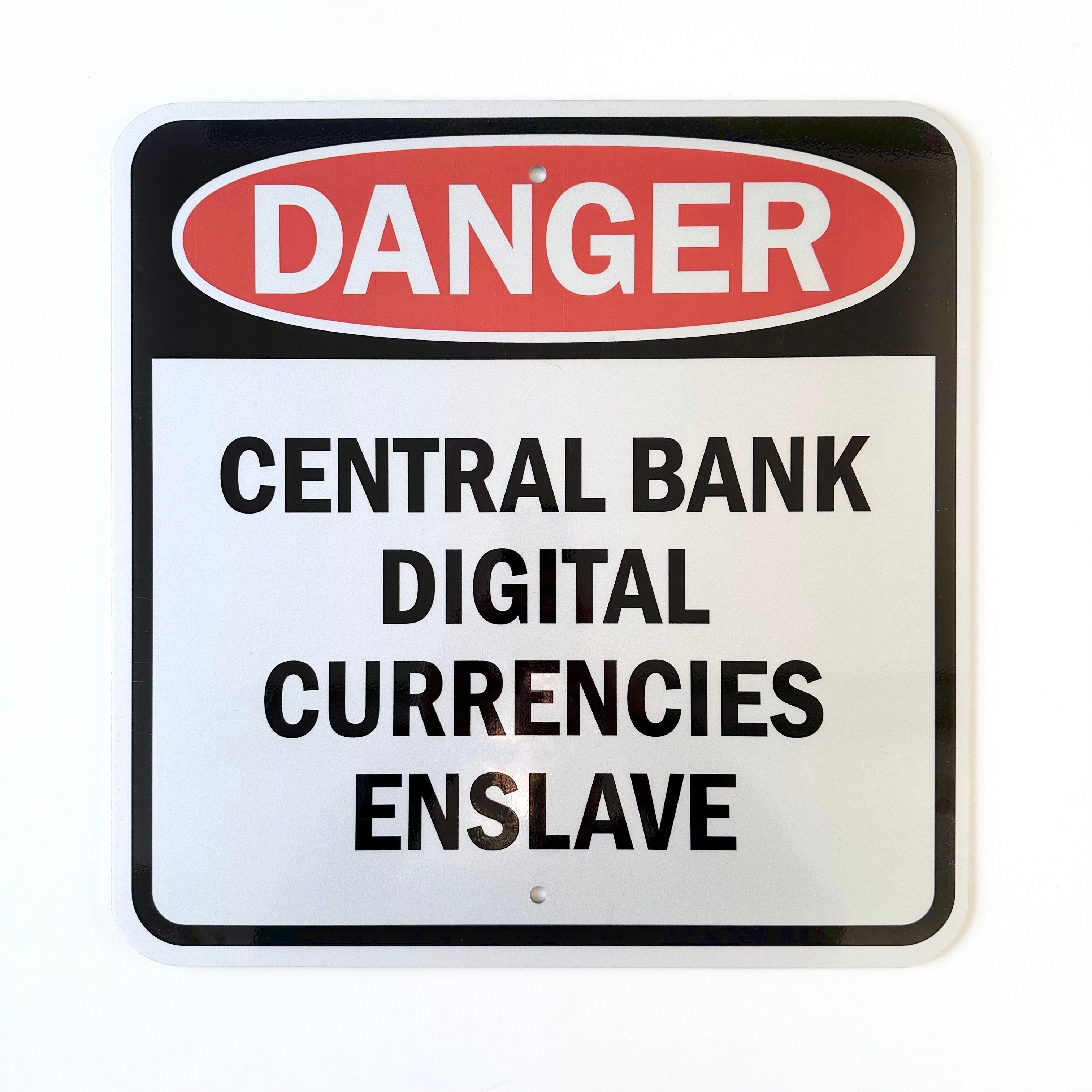 @NoCBDC DANGER SIGN