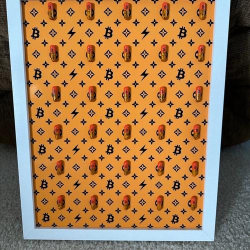 Orange Pillogram Concept Piece: omer manna x Asanoha