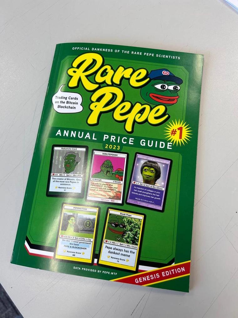 Rare Pepe Price Guide 2023  - Genesis Edition