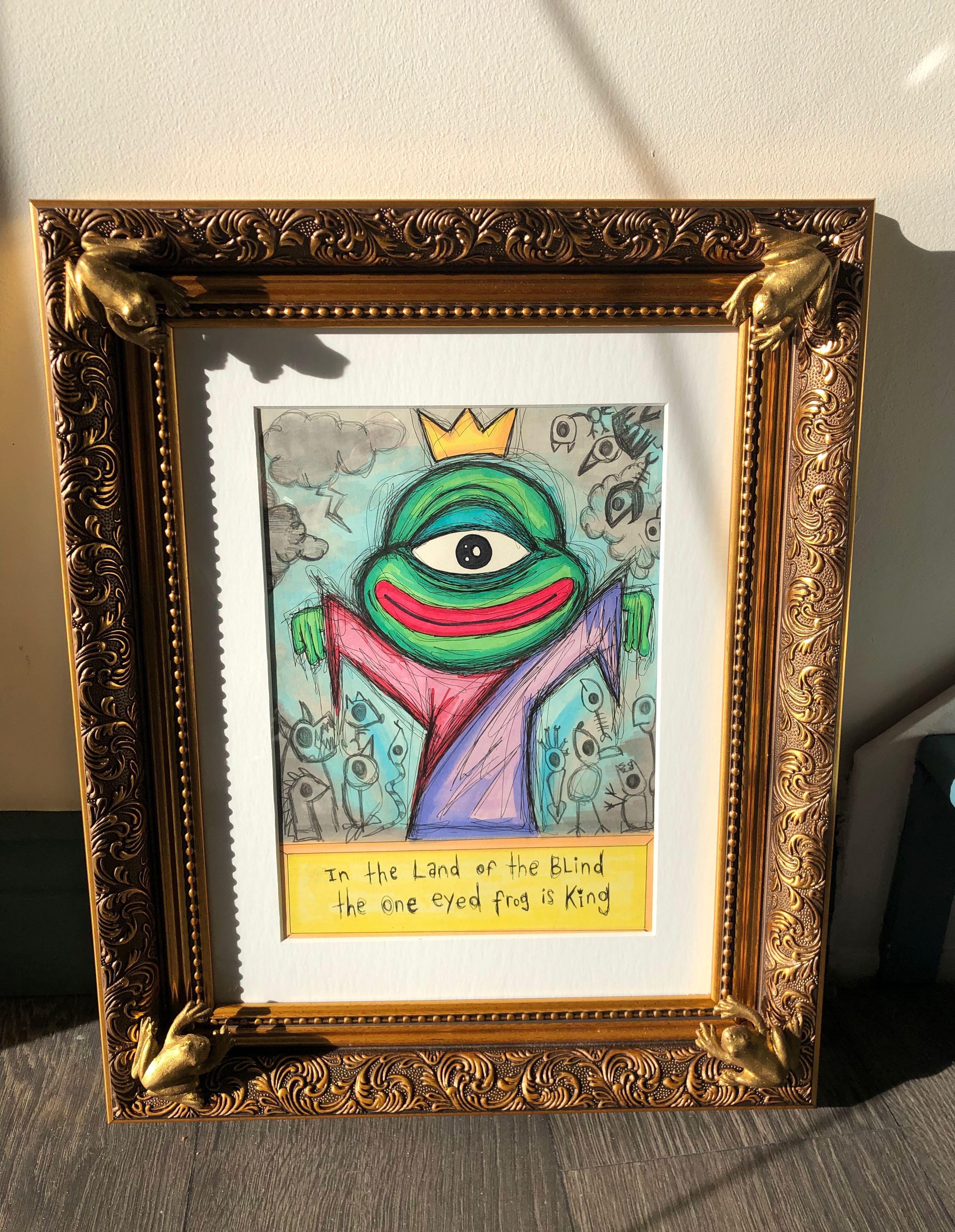ONEEYEDPEPE - Original artwork
