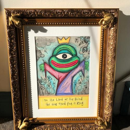 ONEEYEDPEPE - Original artwork