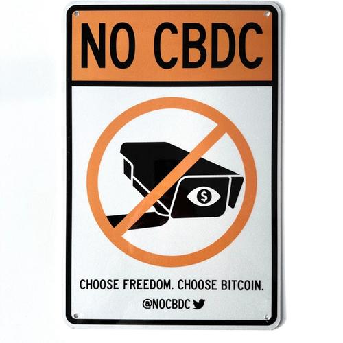 @NoCBDC CAMERA SIGN