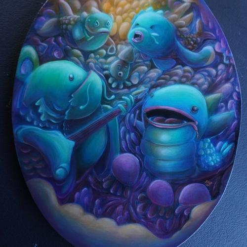 PEPEFISHBAND Fake Rare Oil Painting Series 26 Card 16