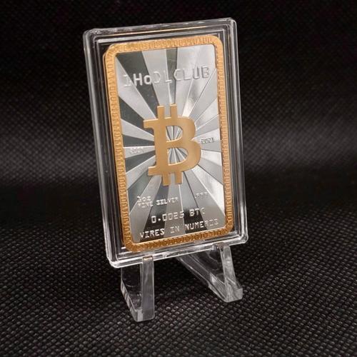 2021 1HodlClub 1oz silver/gilt ingot